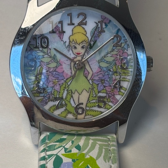 Disney Tinkerbell Watch With Floral Band - Picture 1 of 5